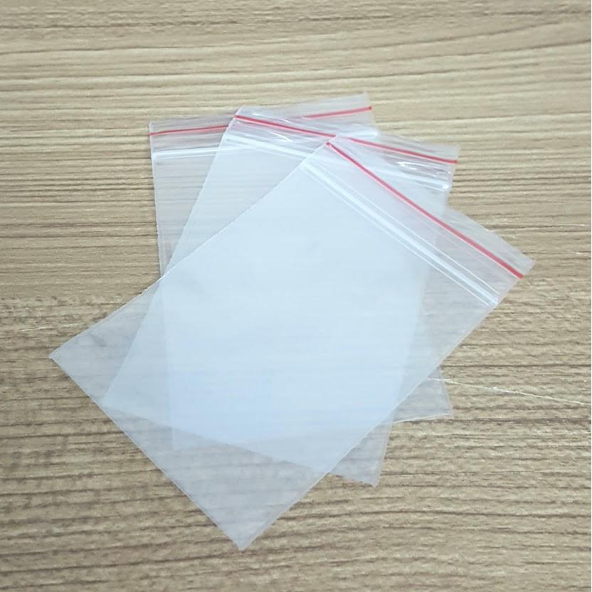 [HCM]1KG - SIZE 4X6 TÚI ZIPPER CHỈ ĐỎ