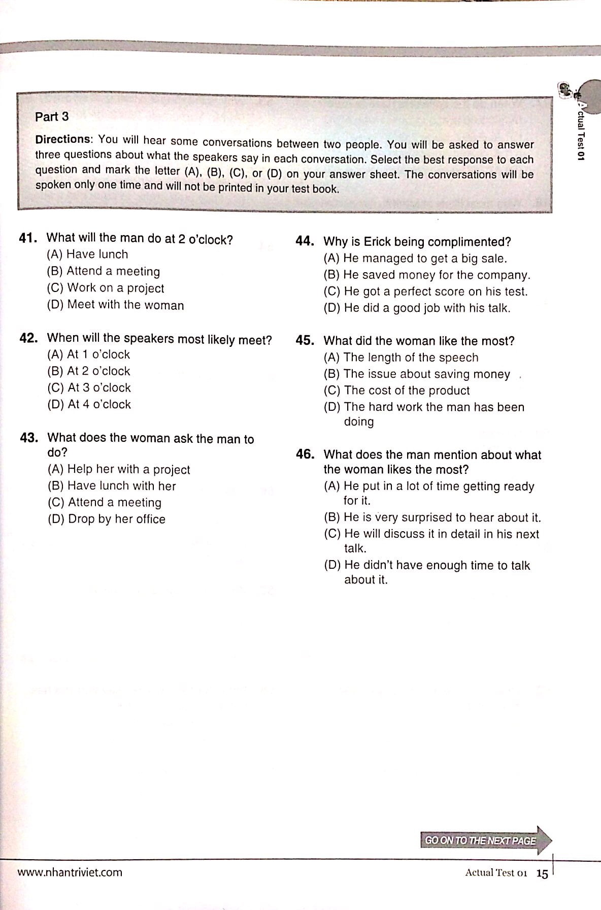 Fahasa - Economy TOEIC LC1000 Vol 2 (Kèm CD)