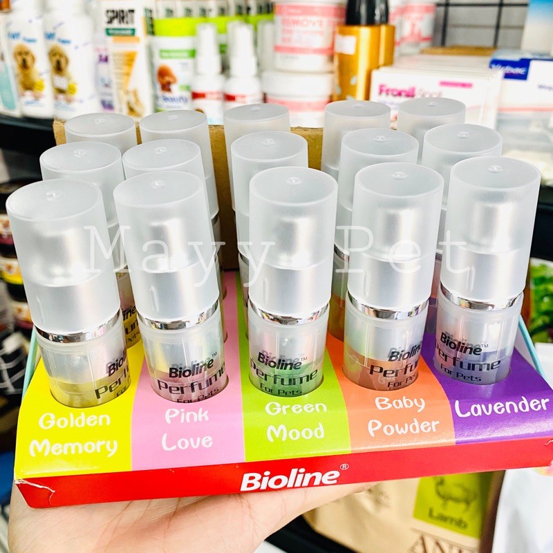 [HCM]Nước hoa cho chó mèo Bioline 9ml-có 5 mùi