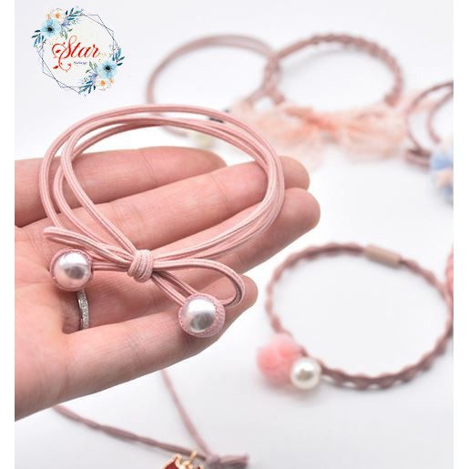 SET 12 DÂY BUỘC TÓC HÀN QUỐC SIÊU XINH C20