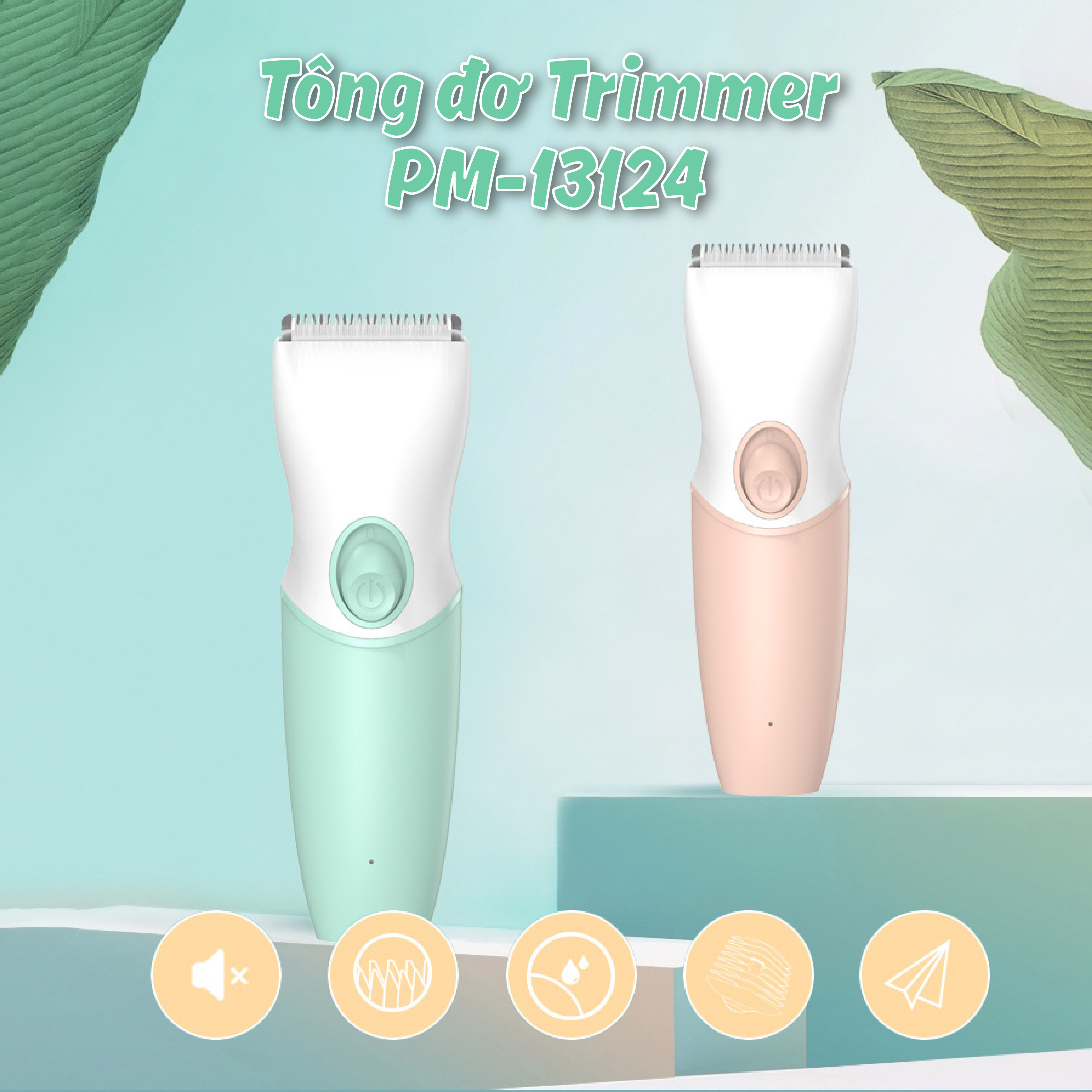 TÔNG ĐƠ CẮT TÓC BABY'S HAIR TRIMMER CHO BÉ (có hút tóc)