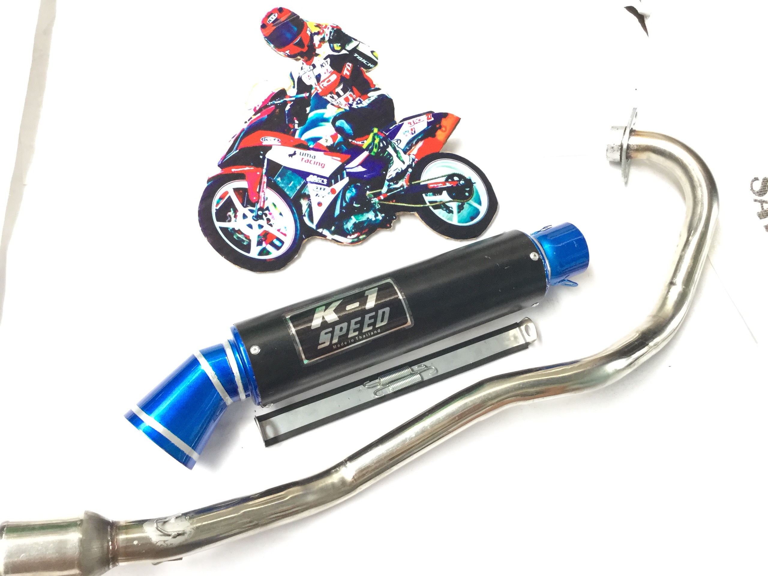 Pô k1 vip đen - cả cổ exciter 150