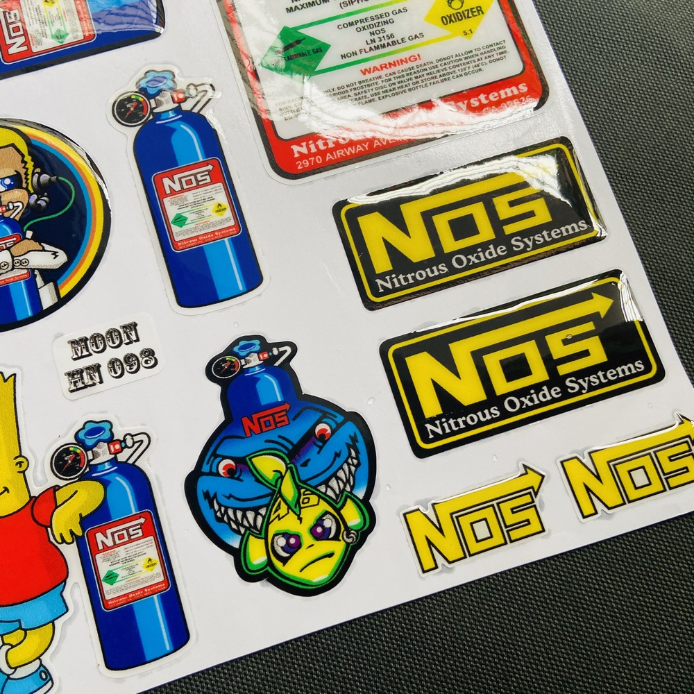 [HCM][QUÁ ĐỘC] TEM LOGO ĐỔ KEO NỔI DÁN XE NOS CAO CẤP (SIÊU NOS)