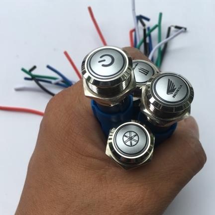 Công tắc Led 16mm On-Off.Chống nước tuyệt đối