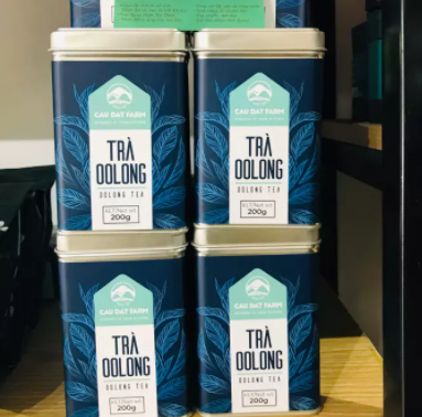 TRÀ OOLONG CẦU ĐẤT FARM - LON THIẾC 200GR