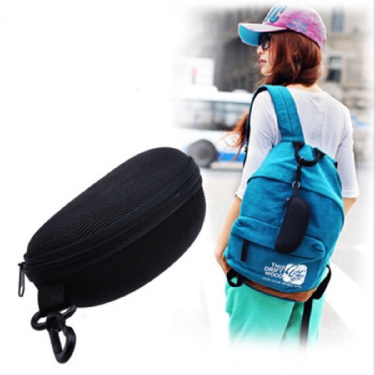 [HỎA TỐC] Hộp đựng mắt kính cho khóa kéo móc treo / đựng kính mát/ kính bảo hộ/ kính chống tia lửa/ total ingco