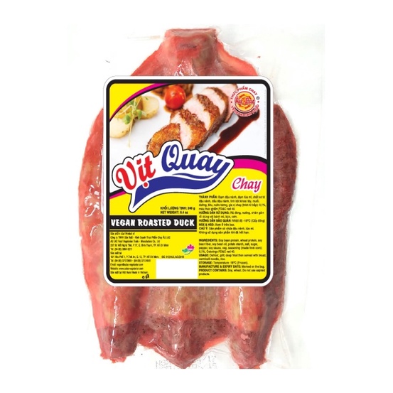 (HÀNG LẠNH CHỈ GIAO HCM) VỊT QUAY CHAY ÂU LẠC