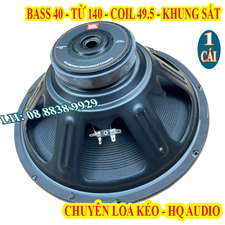 Củ bass 40 chuyên loa kéo, khung sắt jb từ 140 côn 49.5 - giá 1 chiếc