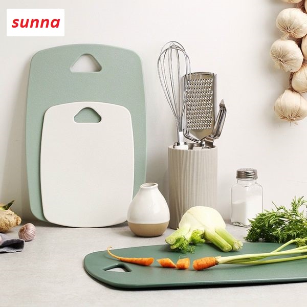 Set 3 thớt nhựa lúa mạch kháng khuẩn.