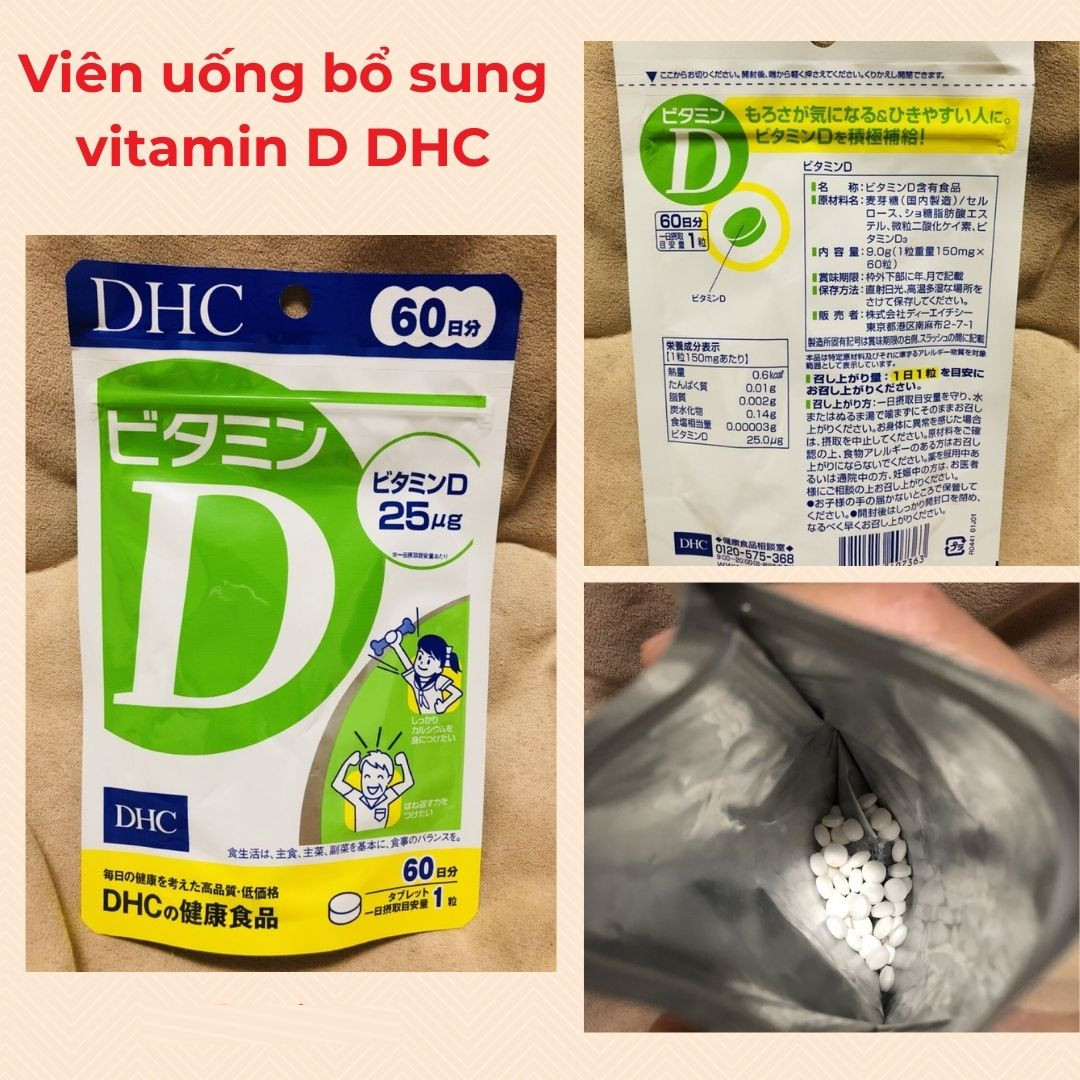 Viên Uống DHC Bổ Sung Vitamin D