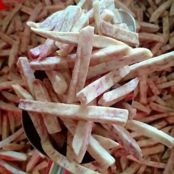 Khoai môn sấy cọng giòn (có video) {Khối lượng tịnh, không tính bao bì}