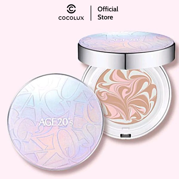 Phấn Nền Lạnh AGE 20's Essence Cover Pact VX COCOLUX
