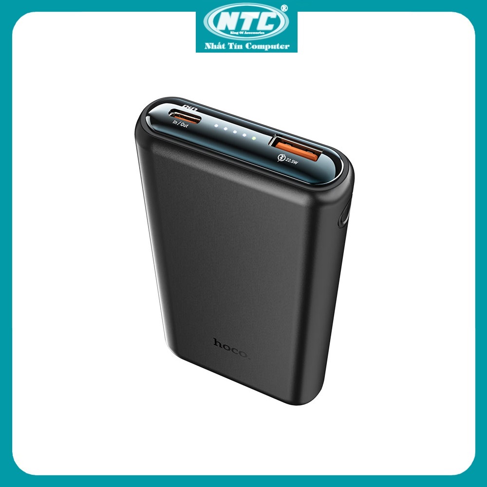 Pin sạc dự phòng Hoco J63 10000mAh lõi Li-polymer, hỗ trợ QC3.0 và PD18W Type-C - Hãng phân phối chính thức