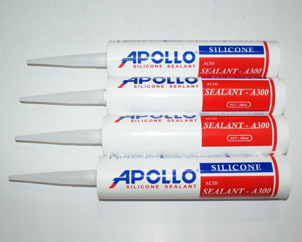 Keo Silicon Apollo A300 (Trắng Trong - Đen)