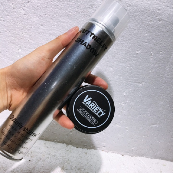 COMBO GÔM BẠC BUTTER FLY + SÁP VUỐT TÓC VARIETY
