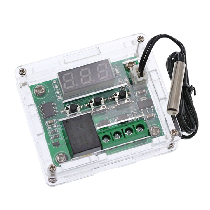 Combo 4 Món Mạch Nhiệt Độ Làm Máy Ấp Trứng W1209 12VDC