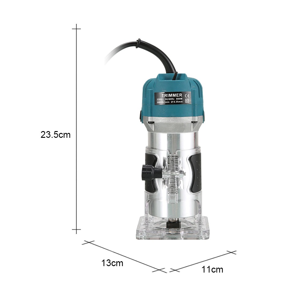 Máy phay gỗ Máy soi gỗ giá rẻ vỏ nhôm cao cấp dùng điện 220v 800w
