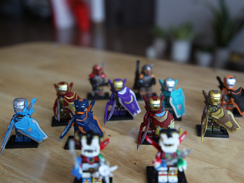 Mô hình iron man full amor đỏ