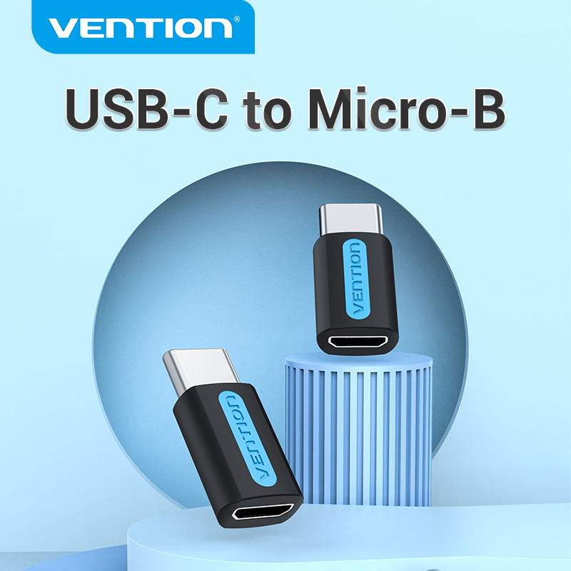 Vention type c to micro usb adapter type c male to micro usb female converter type c adapter for samsung s9 huawei xiaomi one plus lg usb c adapter