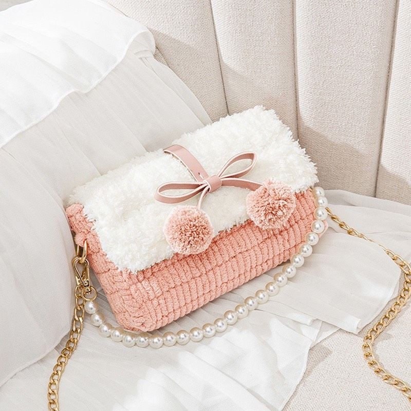Túi Handmade Tự Đan Pom Pom - Phụ Kiện Đan Túi [Có video hướng dẫn]