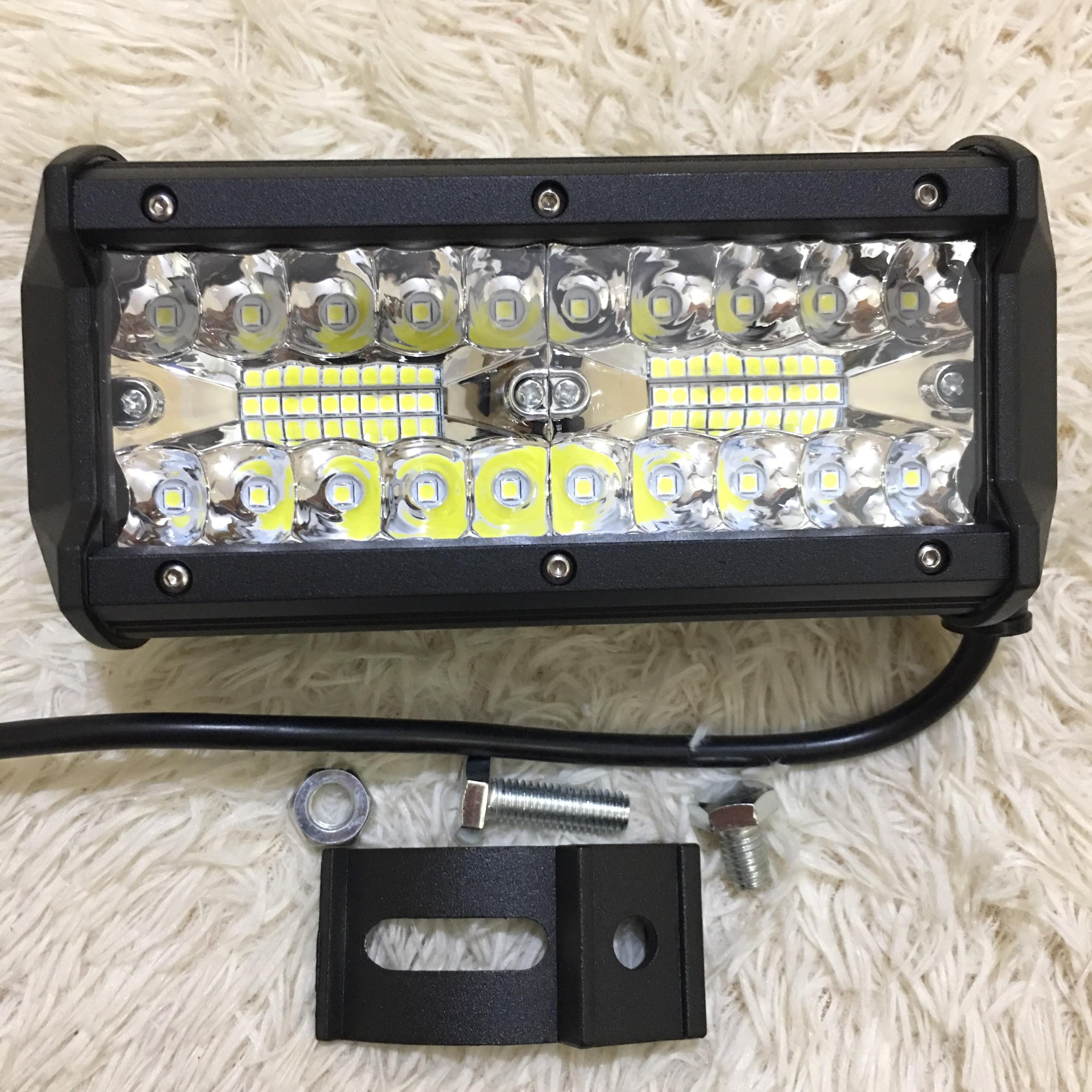 ĐÈN LED TRỢ SÁNG XE MÁY - Ô TÔ - 40LED 120W