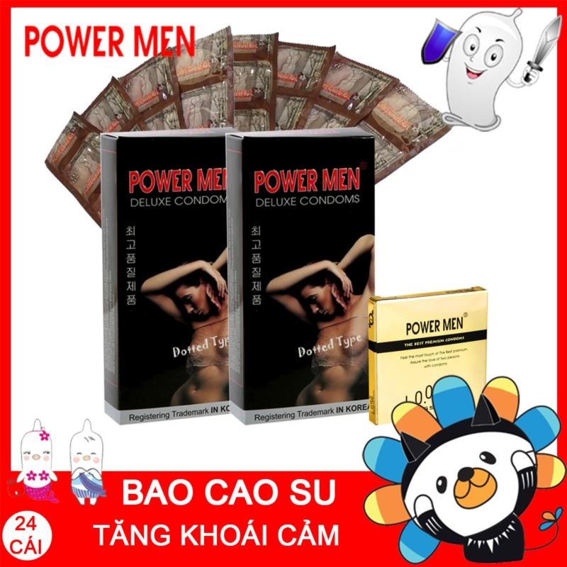 Bộ 24 bao cao su Powermen Tăng khoái cảm