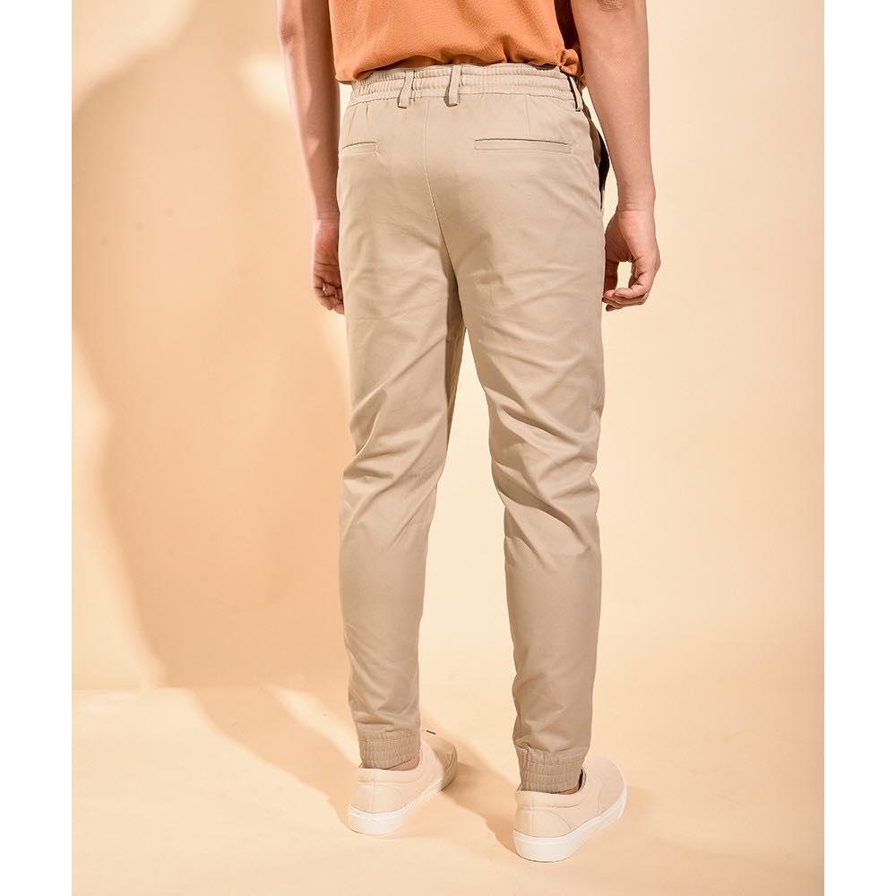 ROUTINE Quần jogger kaki nam co giãn 10F19PJO008 String