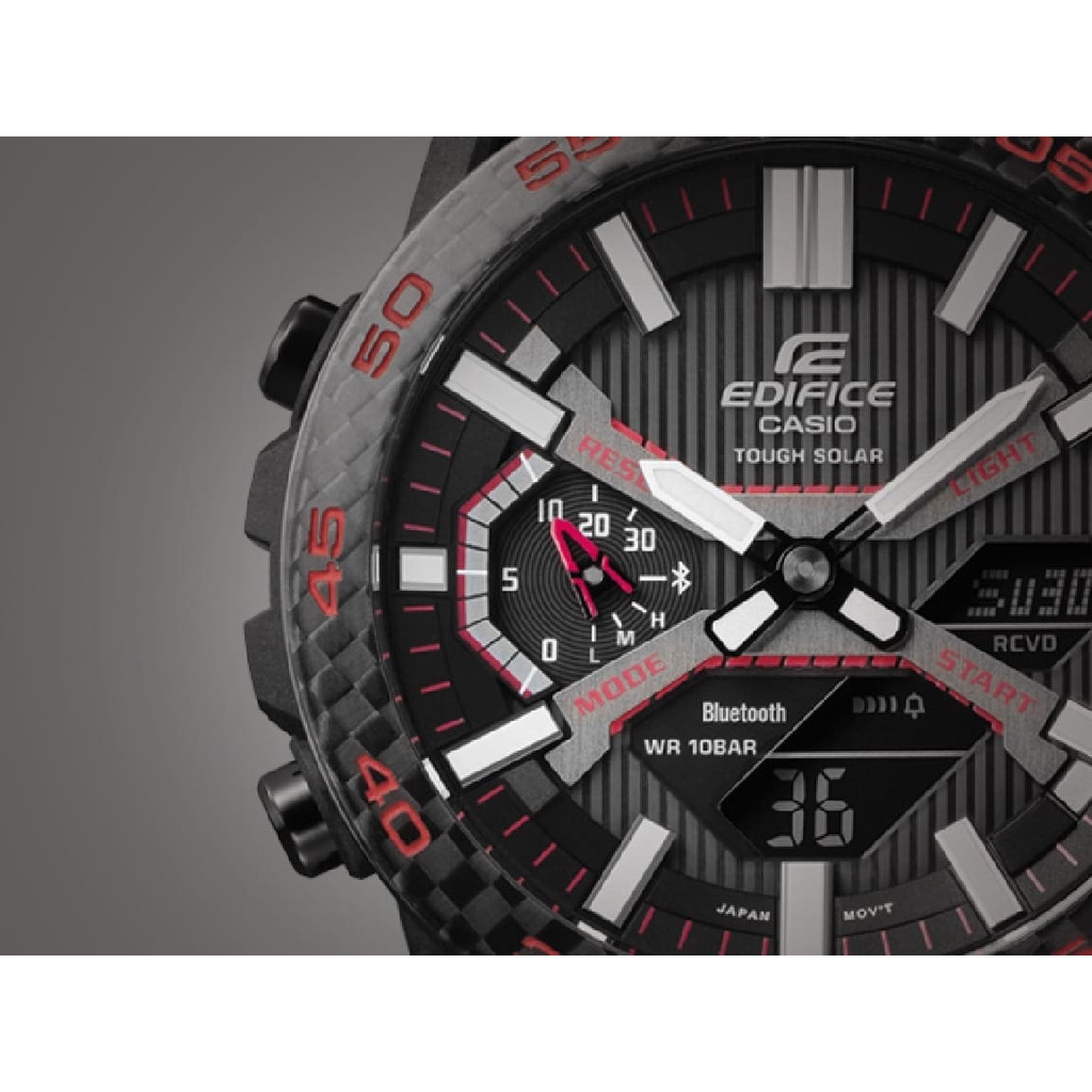 Đồng hồ Casio Nam Edifice Dây Nhựa ECB-2000PB-1ADF