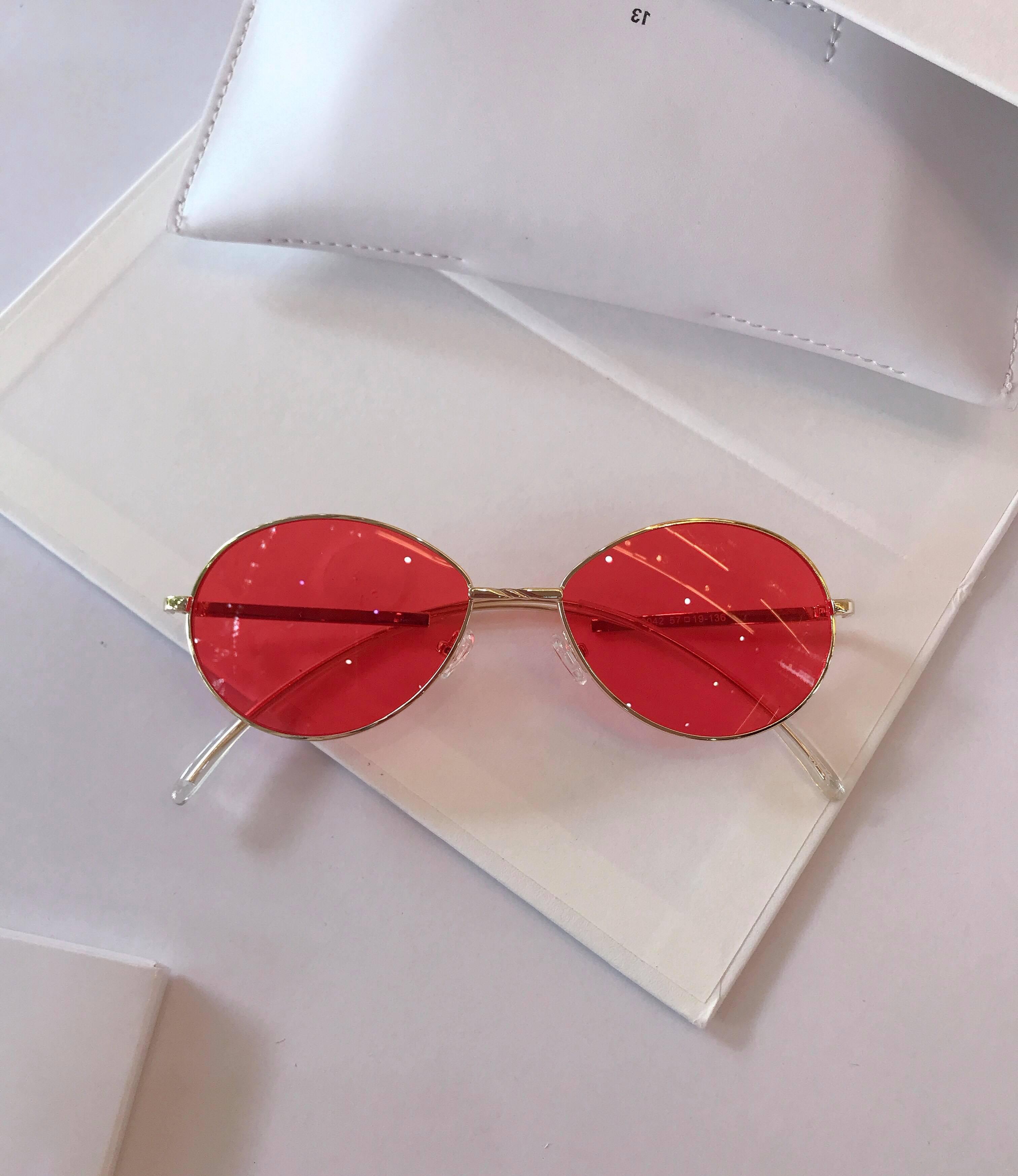 Kính râm Mắt tròn Cobalt nhỏ unisex thời trang (Nhiều Màu)