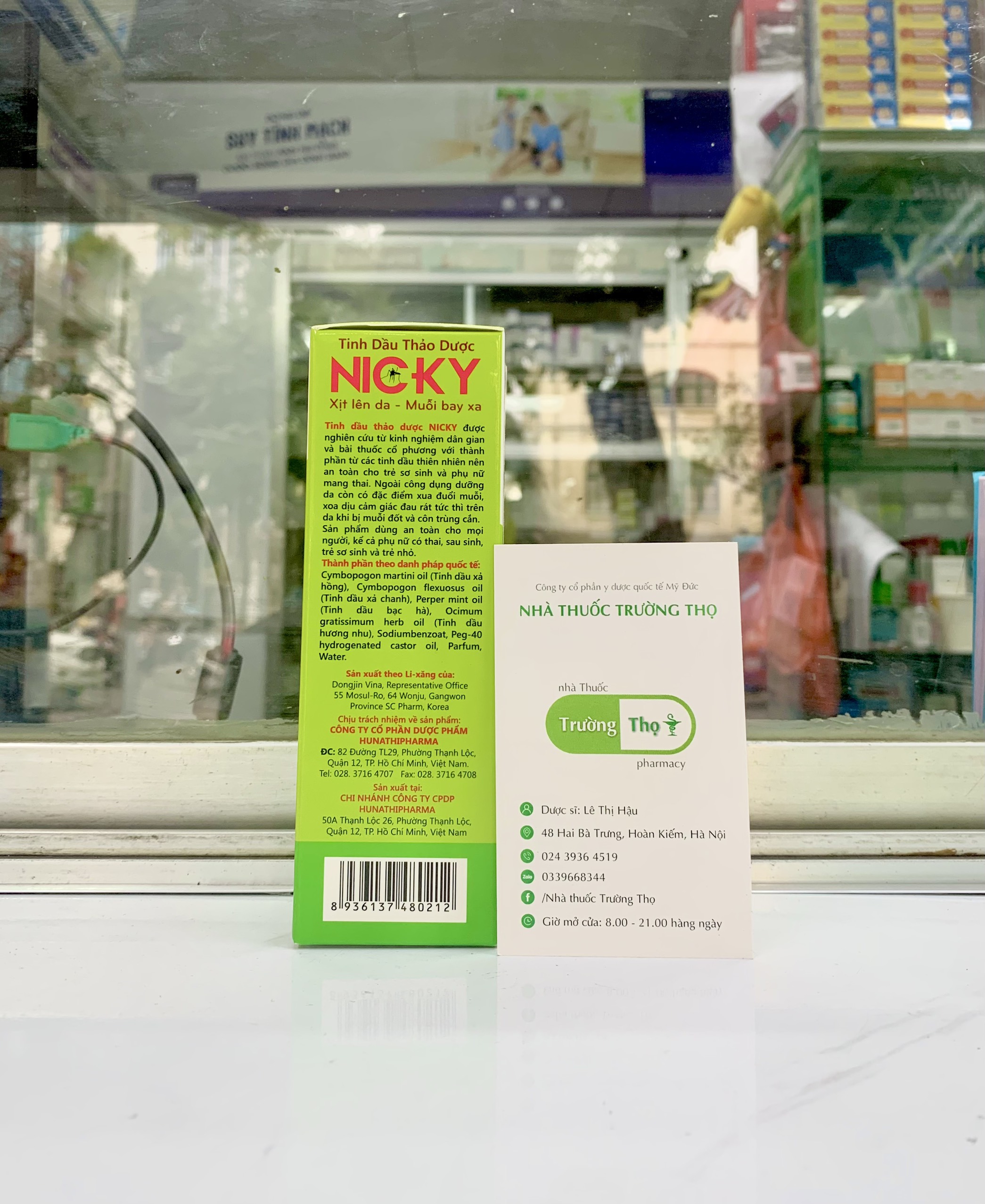 Tinh dầu thảo dược xịt chống muỗi Nicky