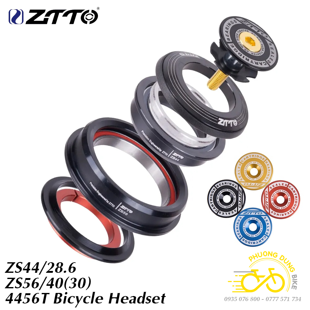Chén cổ bát phốt thả bạc đạn xe đạp ZiTTO 44/56mm