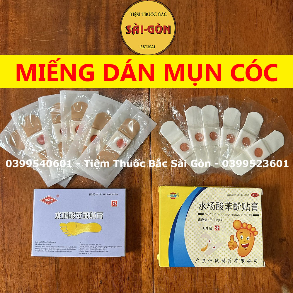 Miếng Dán Mụn Cóc, mụn cơm Hộp 6 miếng