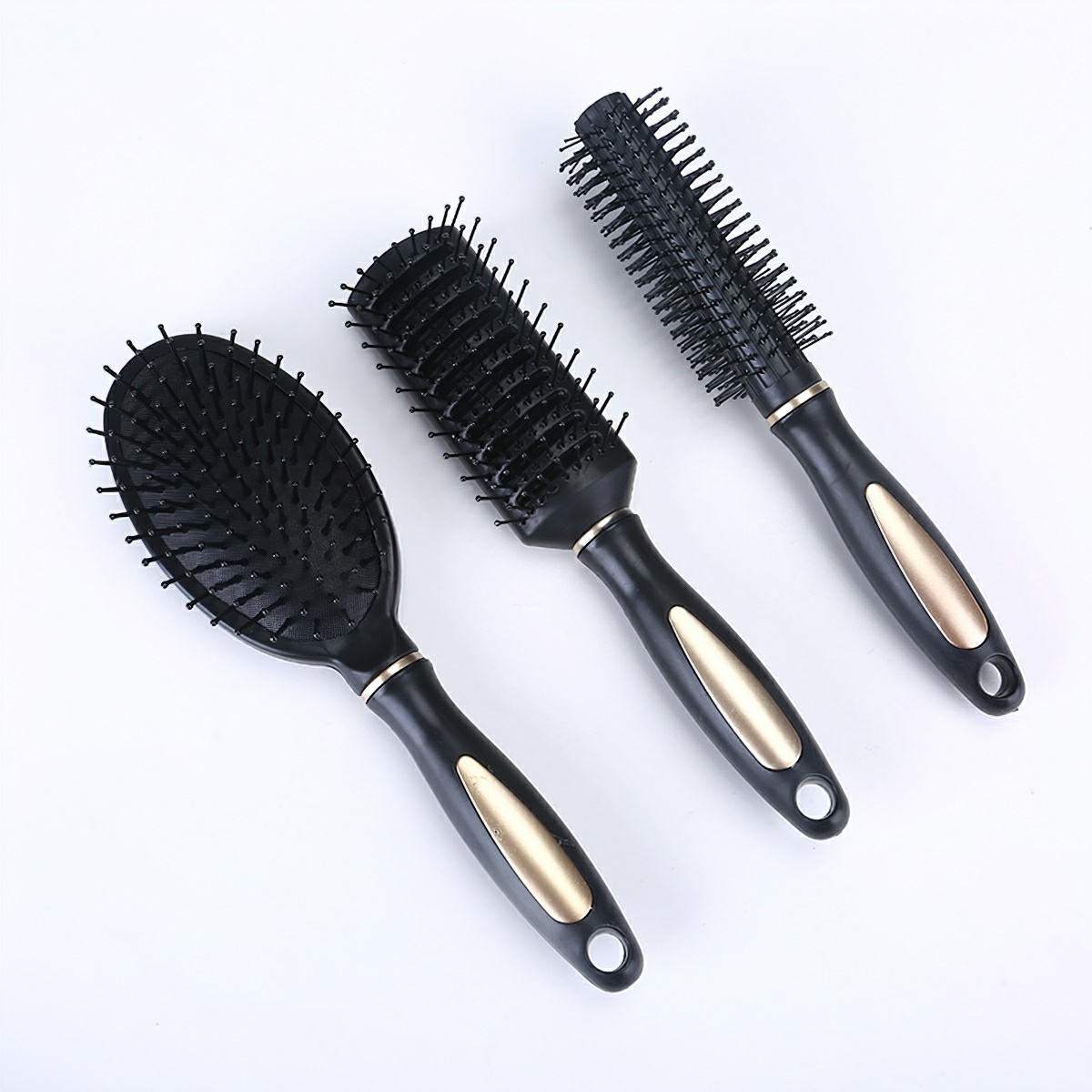Lược Chải Tóc Gỡ Rối TMR Xinh Xắn Nhiều Kiểu Dáng Lựa Chọn Vuông Oval Tròn Và Bán Nguyệt - LAZYL