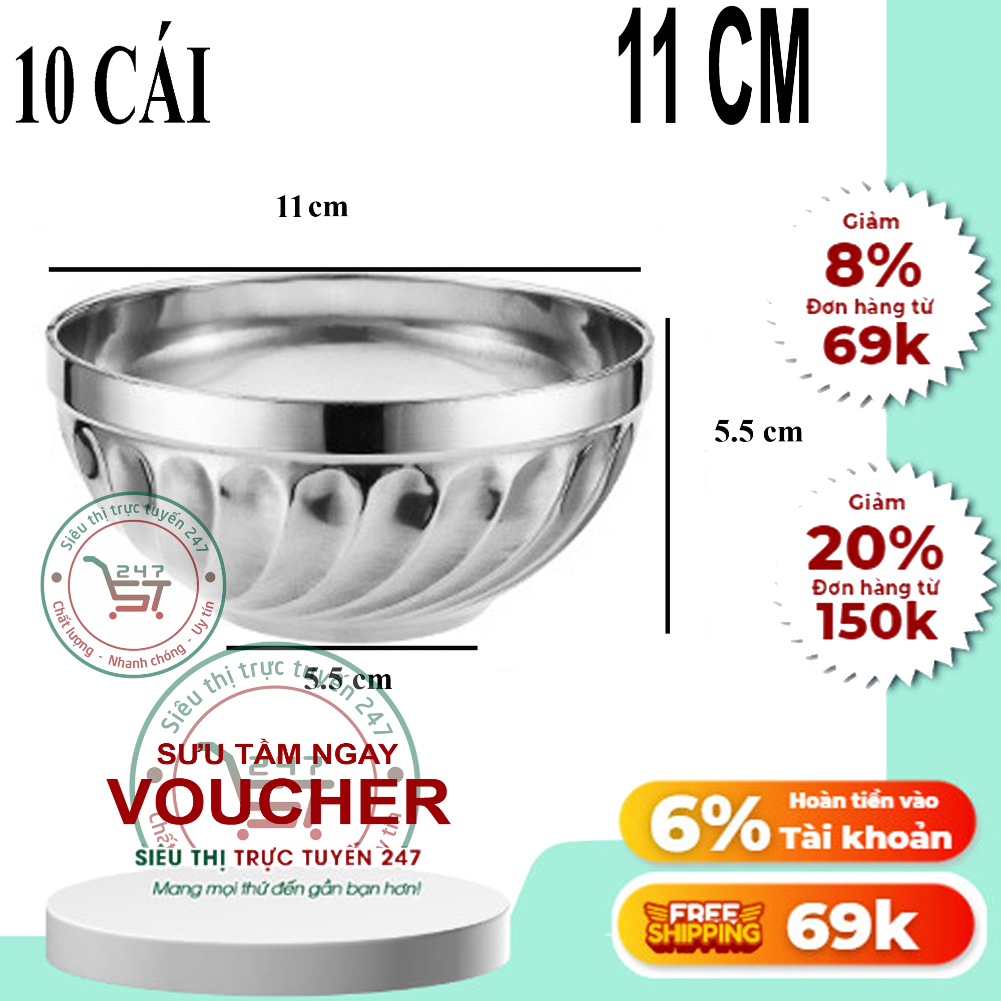 2-layer stainless steel noodle soup bowl heat preservation multi-functional