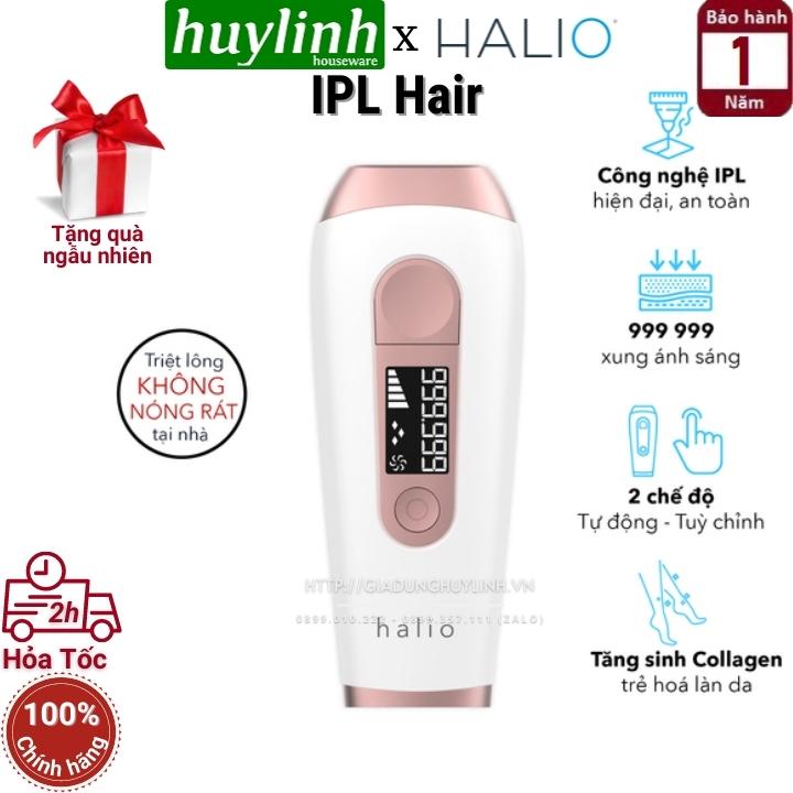 Máy triệt lông cá nhân Halio IPL Hair Removal Device - Tặng quà ngẫu nhiên