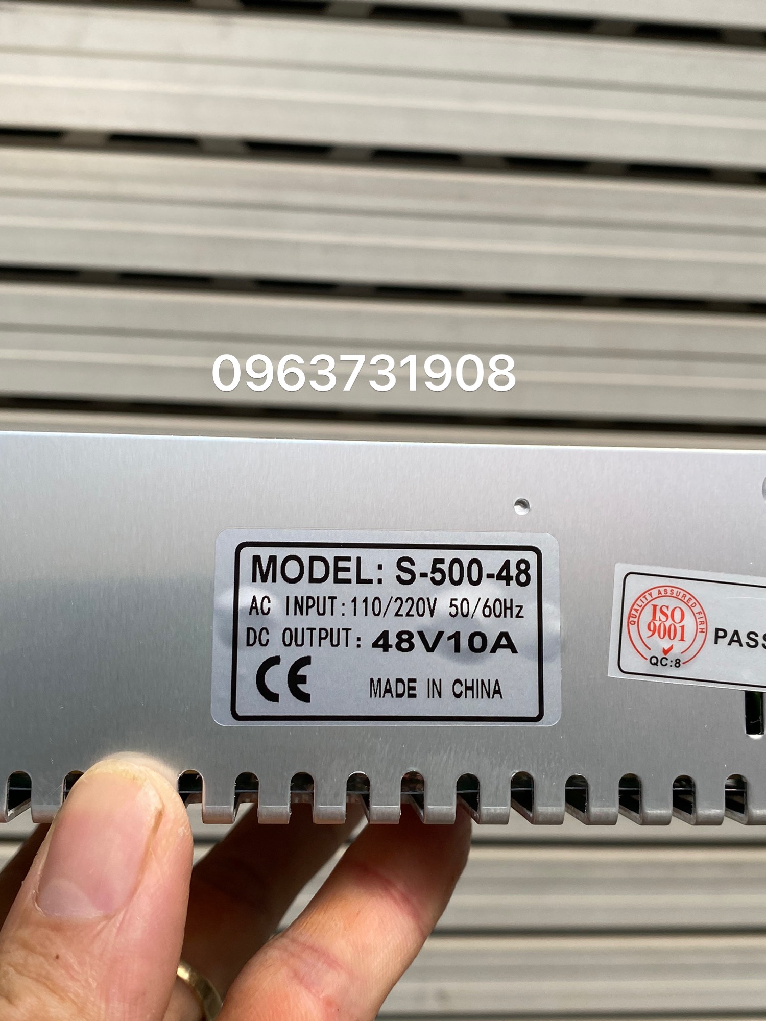 Adapter nguồn 48V 10A dùng cho Switch PoE