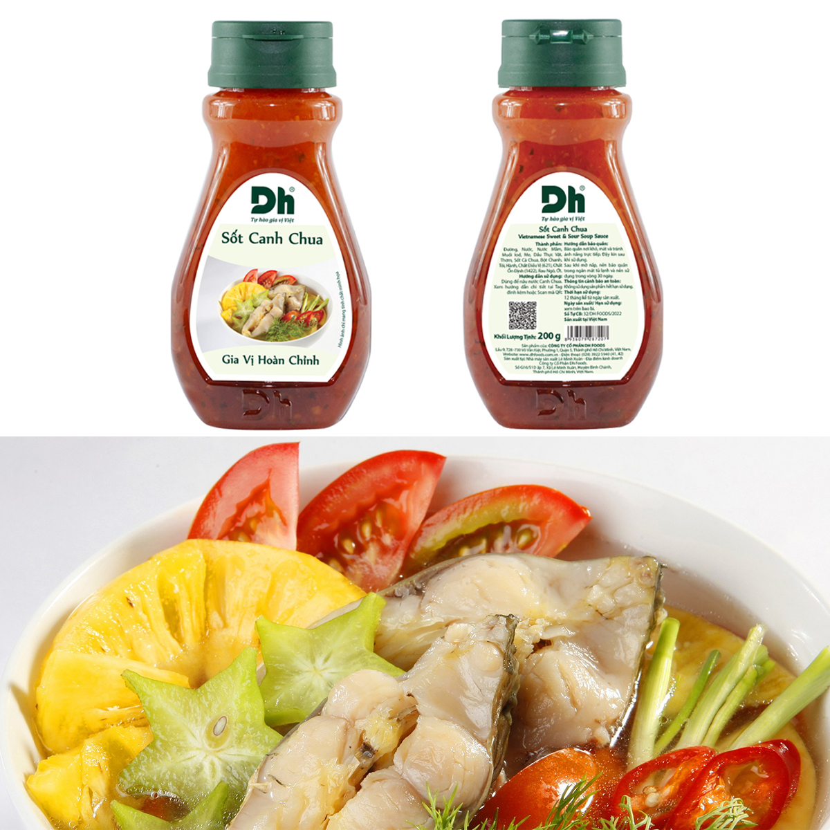 Sốt canh chua, chai 200gr