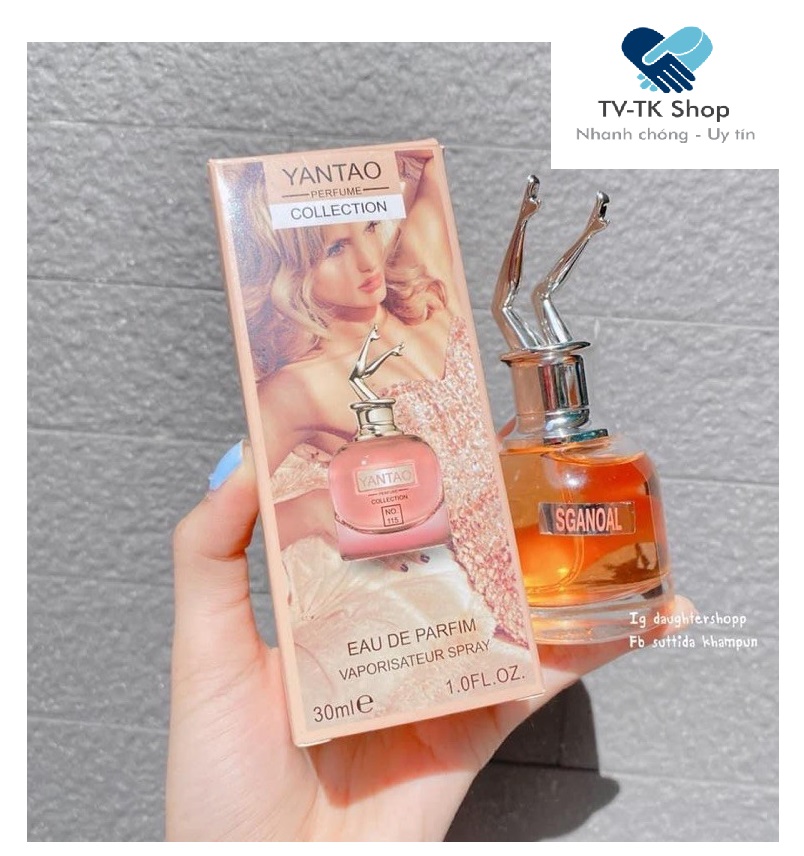 Nước Hoa Nữ Yantao Cao Cấp 30ml - Mẫu mới