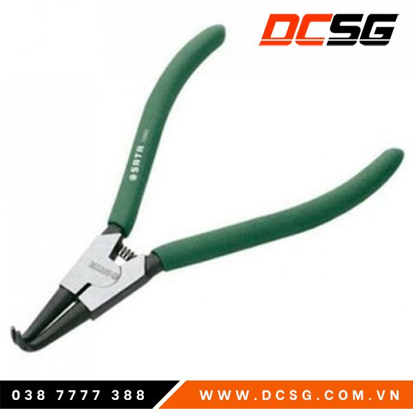Kềm lấy phe ngoài mũi cong 7"/175mm Sata 72002