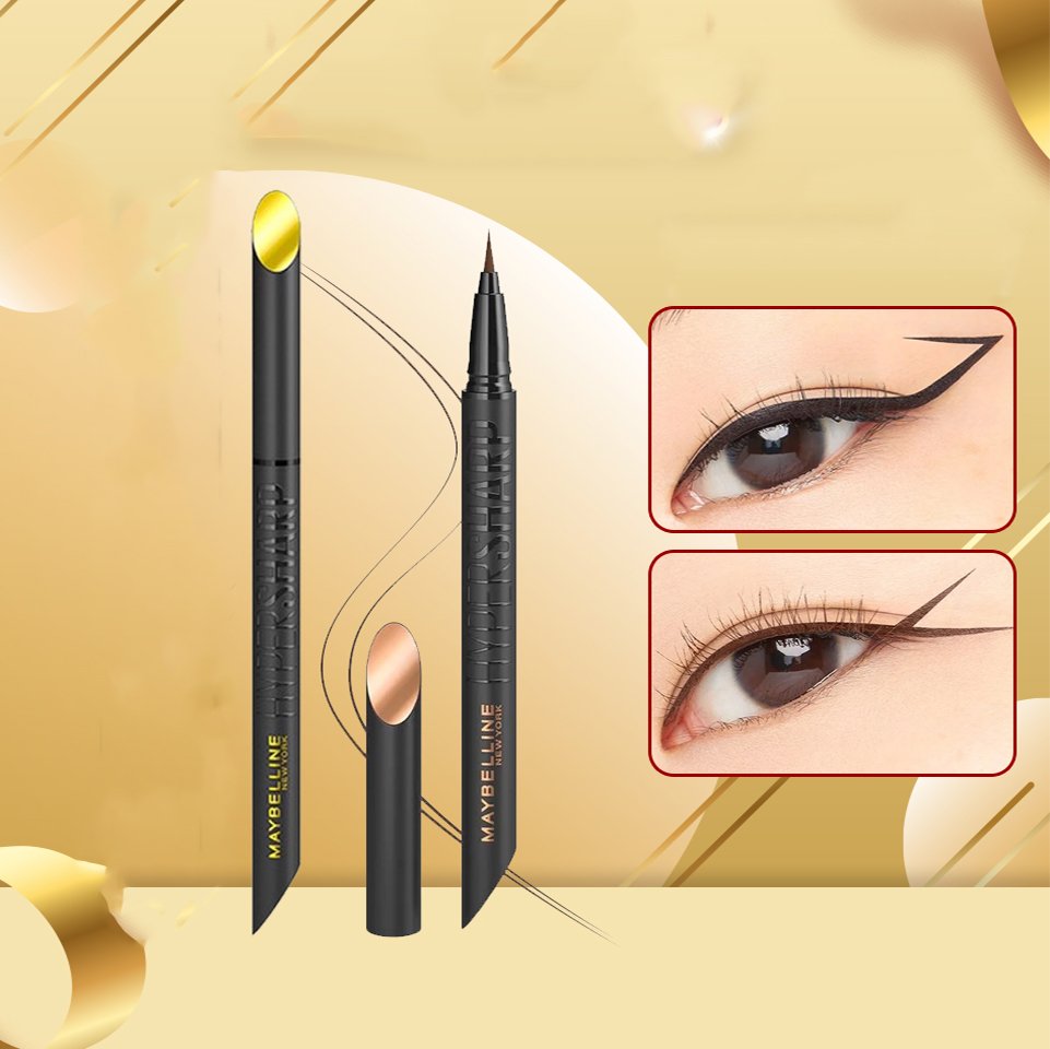 Bút Kẻ Mắt Nước Maybelline Sắc Mảnh Hyper Sharp Liner Extreme 0.4g