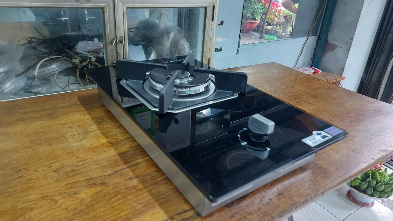 Bếp kính âm 1 gas dạng domino MDG 301