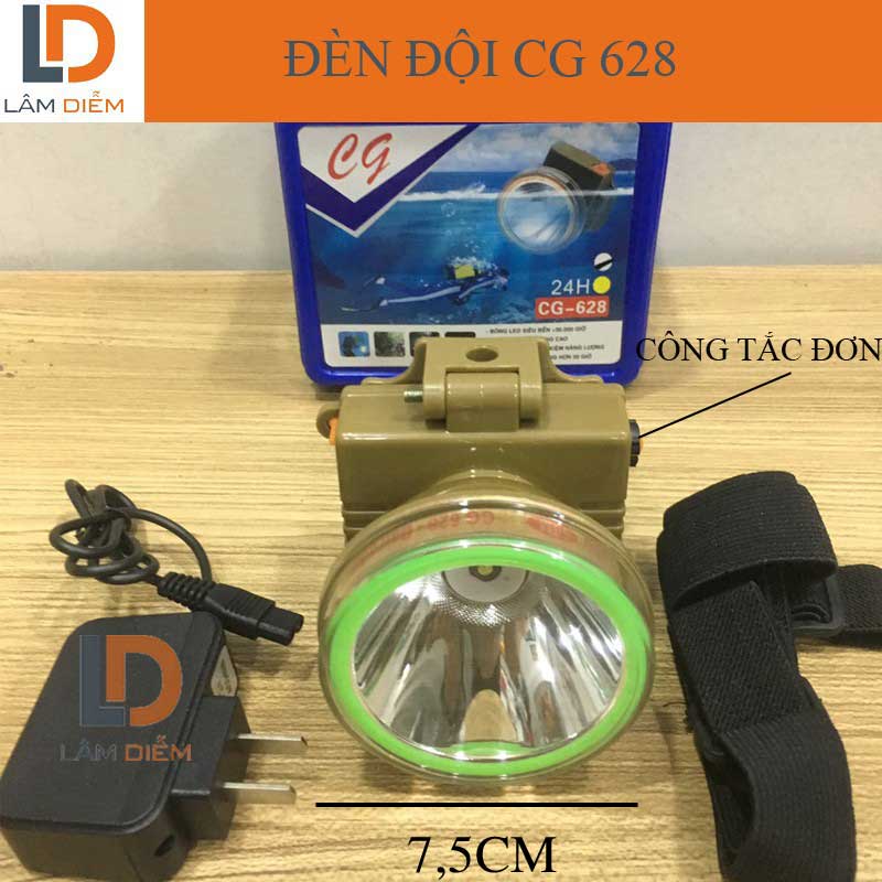 Đèn pin đội đầu 100W siêu sáng 2 chế độ sáng 788 - 888