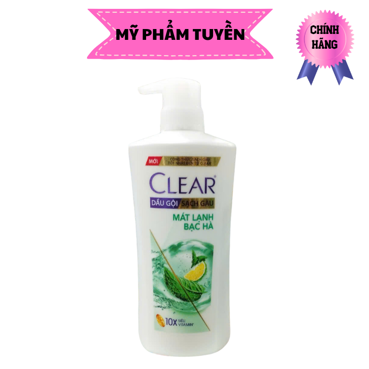 Dầu gội sạch gàu Clear mát lạnh bạc hà