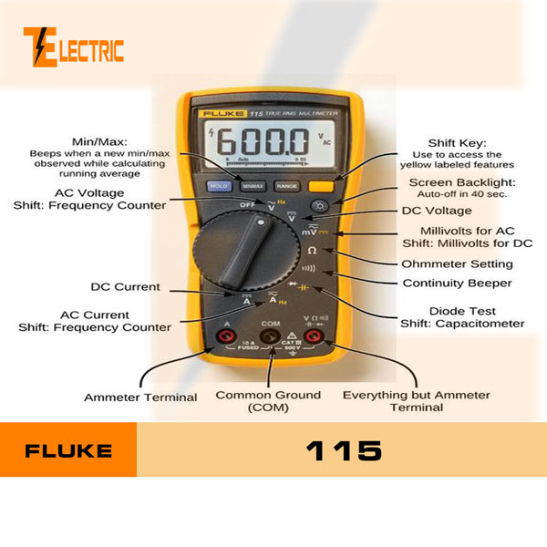 [HCM]FLUKE 115 Đồng Hồ Đo Điện Đo Tụ Đo Tần Số Fluke 115