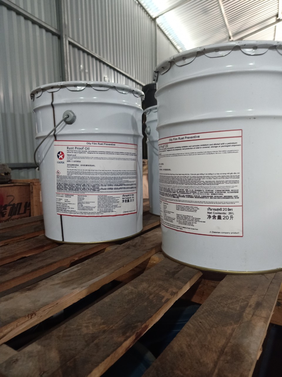 Dầu chống gỉ có màng mỏng bảo vệ Caltex Rust Proof oil