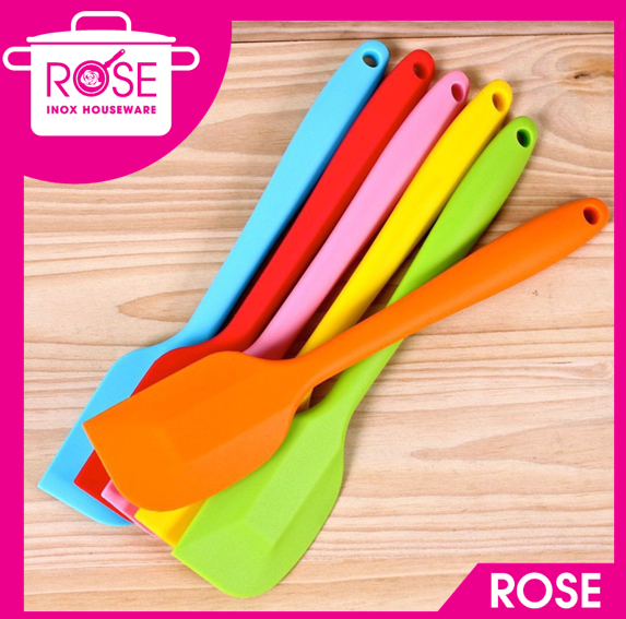 Dụng cụ làm bánh: Spatula phới trộn bột, phới dẹt silicon , muôi lật thức ăn, phớt vét bột silicol cao cấp 28 cm LOẠI LỚN