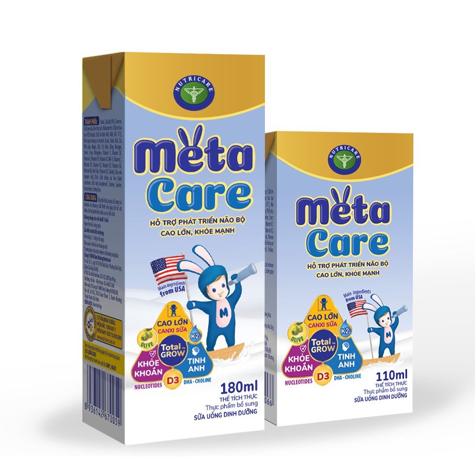 Sữa Meta Care pha sẵn 110ml sản phẩm mới của Nutricare