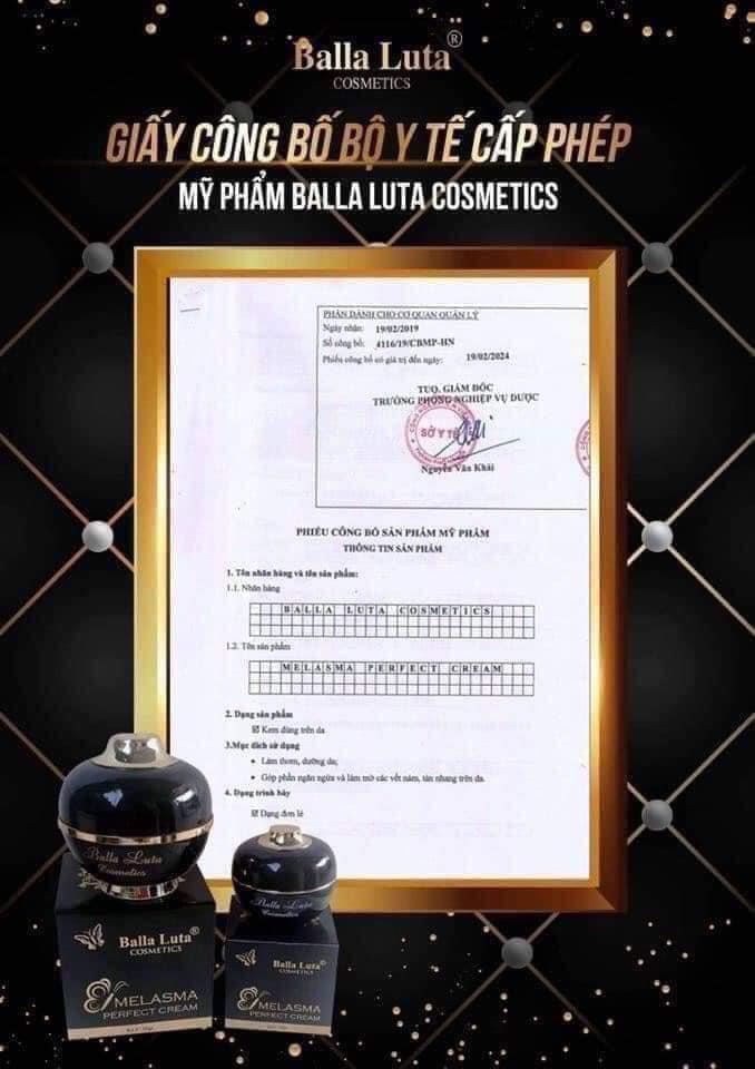 [HCM]CAO NÁM BALLA LUTA -  MỜ NÁM SẠM DA