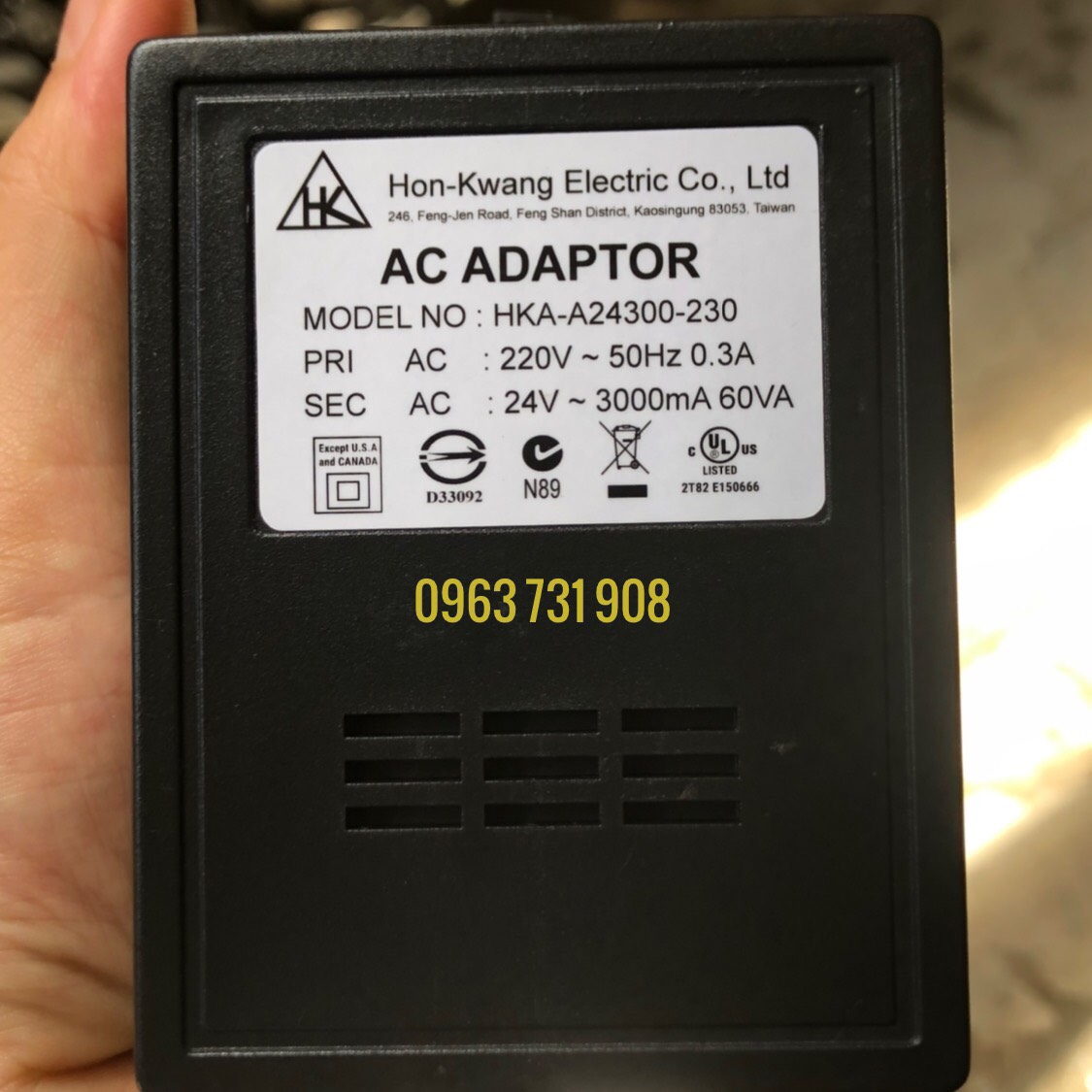 Bộ nguồn 24V AC dùng cho camera PTZ chính hãng