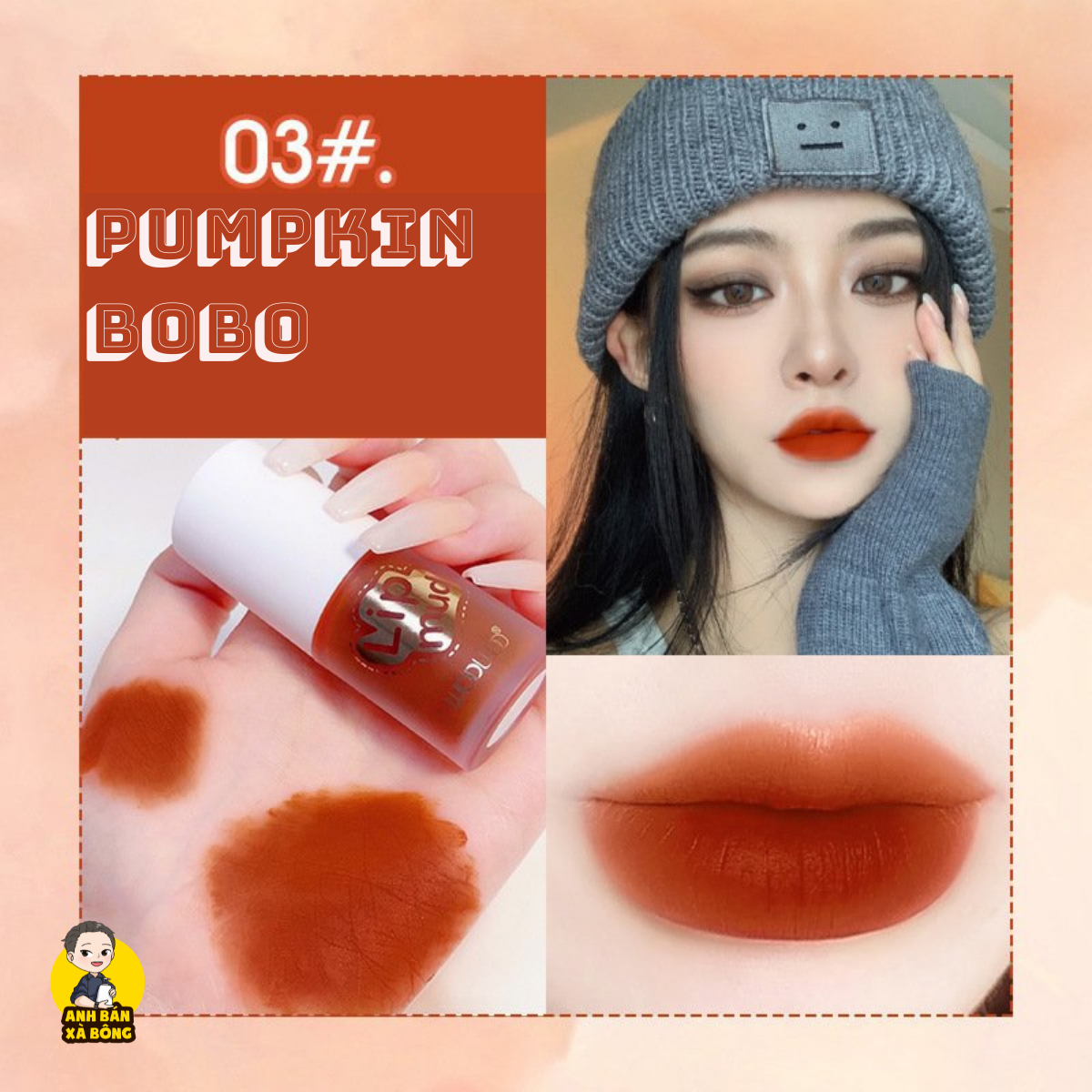 Son Kem Lì WODWOD Mousse Feather Lip Clay W868